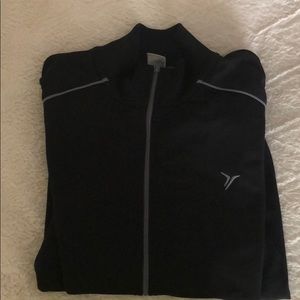 All black track jacket